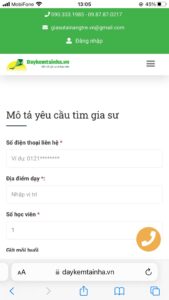 học phí tham khảo